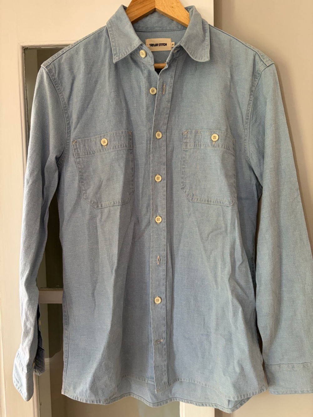 Taylor Stitch Light Blue Denim Button-Down Shirt